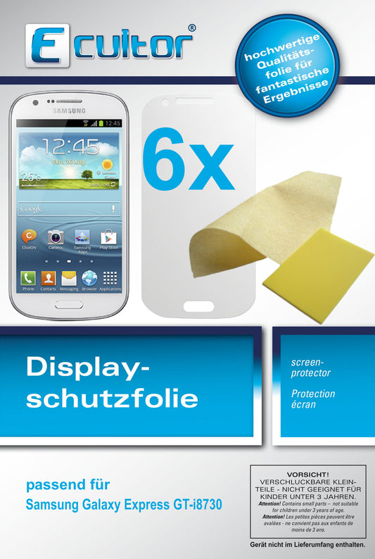 6x Schutzfolie klar für Galaxy Express Samsung Display-Schutzfolie