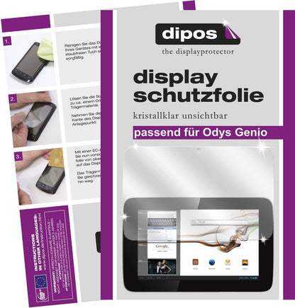 2x Schutzfolie klar für Genio Odys Display-Schutzfolie
