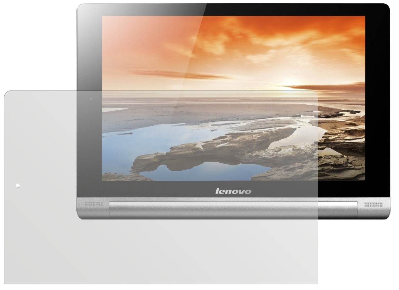 2x Schutzfolie matt für Yoga Tablet 8 Lenovo Display-Schutzfolie