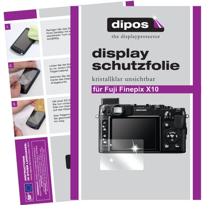 6x Schutzfolie klar für X10 Fuji Display-Schutzfolie