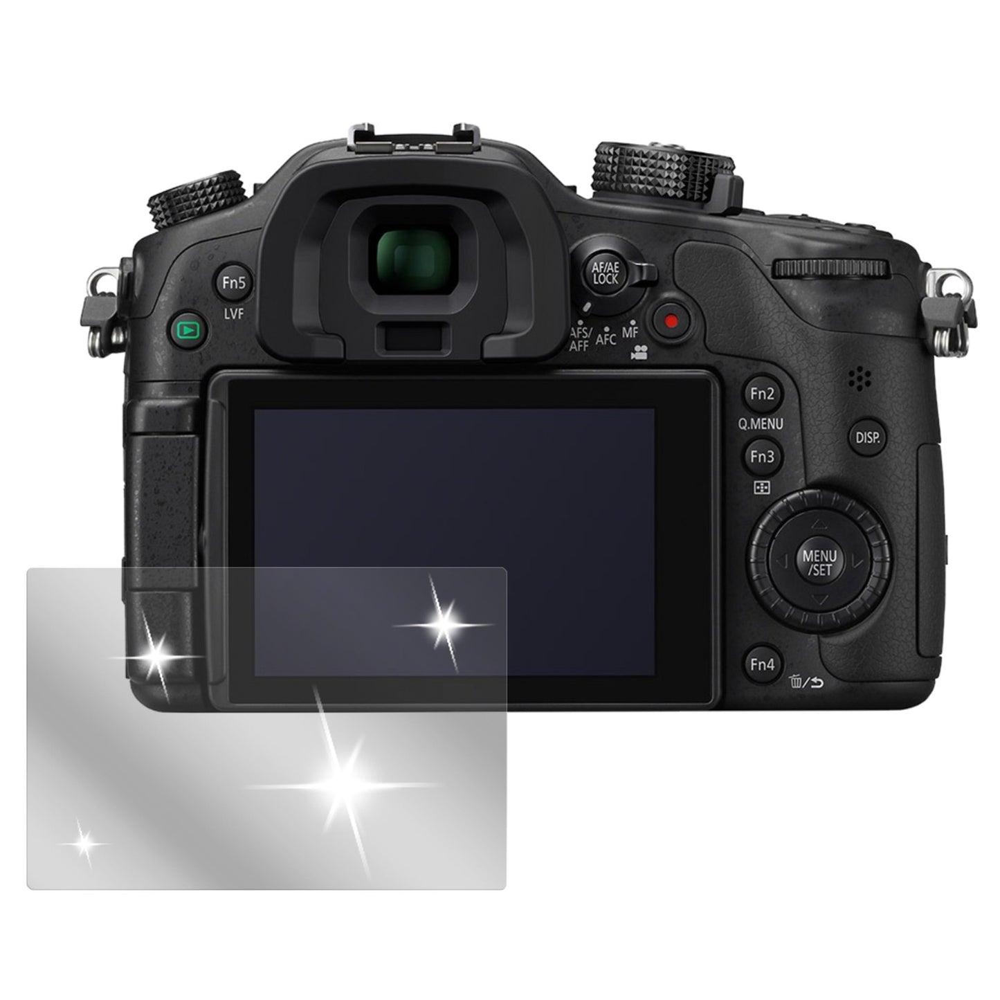 6x Schutzfolie klar für Lumix GH4 Panasonic Display-Schutzfolie
