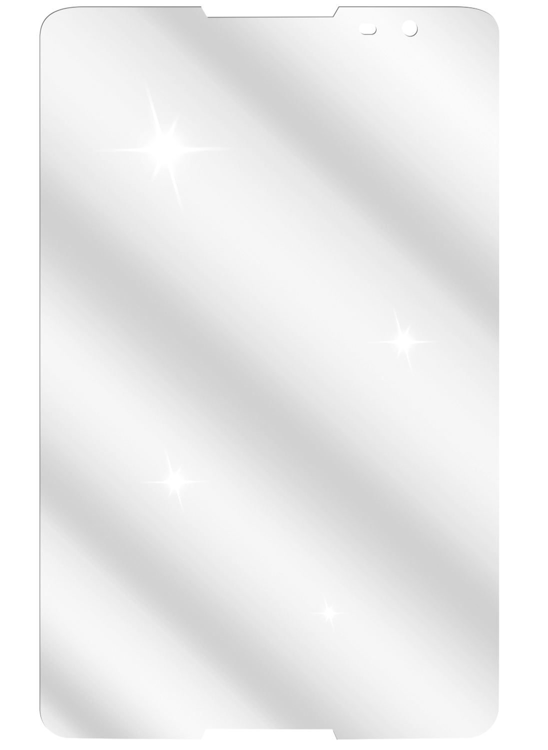dipos Displayschutz für IdeaTab A8-50 (A5500-F) Lenovo, transparente Oberfläche, geringe Dicke und perfekte Passform