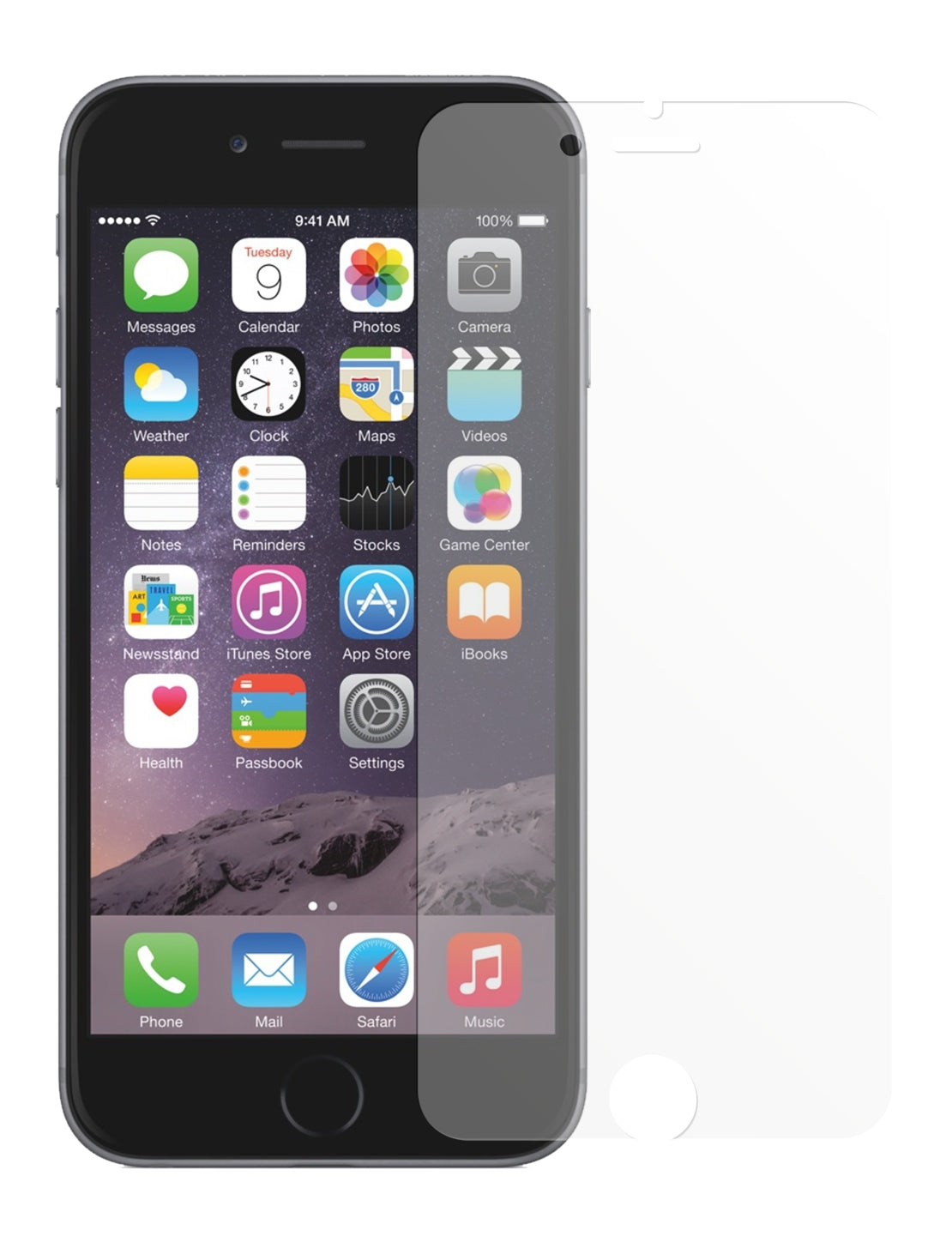 6x Schutzfolie matt für iPhone 6 Plus / 6S Plus 5,5 Zoll Apple Display-Schutzfolie