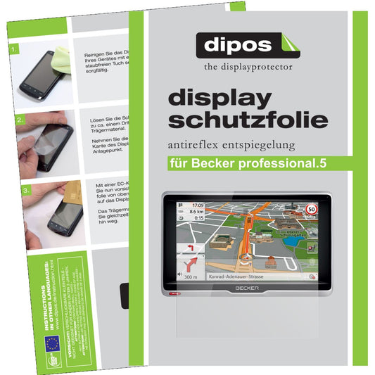 3x Schutzfolie matt für professional.5 LMU Becker Display-Schutzfolie