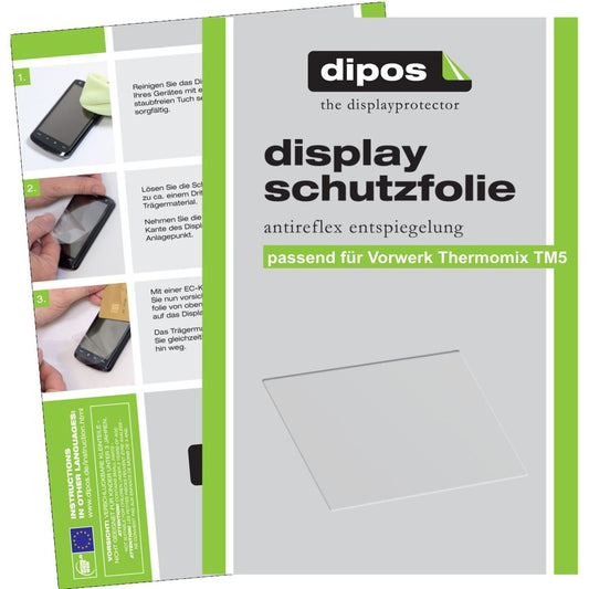6x Schutzfolie matt für Thermomix TM5 (Modell 2014) Vorwerk Display-Schutzfolie