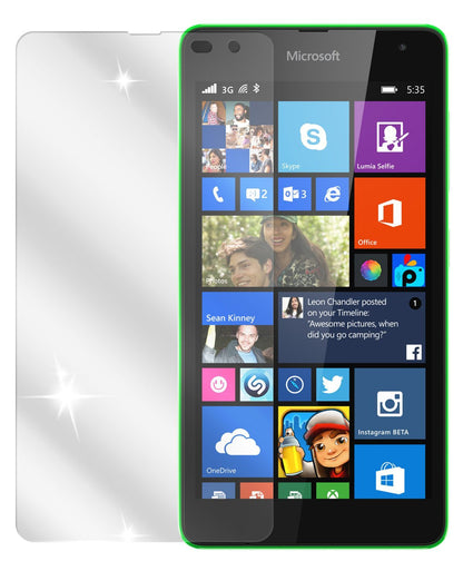 6x Schutzfolie klar für Lumia 535 Nokia Display-Schutzfolie