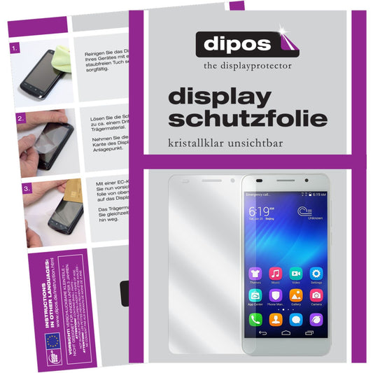 2x Schutzfolie klar für Honor 4A Huawei Display-Schutzfolie