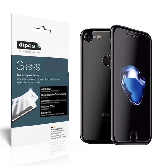 2x 9H Schutzfolie matt für Apple iPhone 7 Panzerfolie (1x Vorderseite + 1x Rückseite)