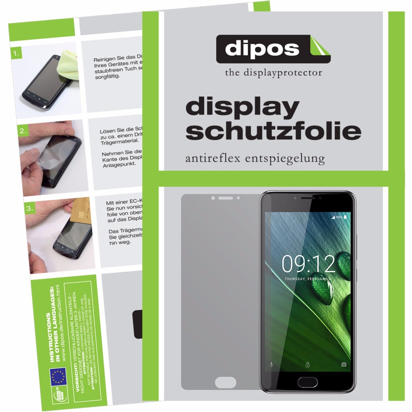 2x Schutzfolie matt für Acer Liquid Z6 Display-Schutzfolie