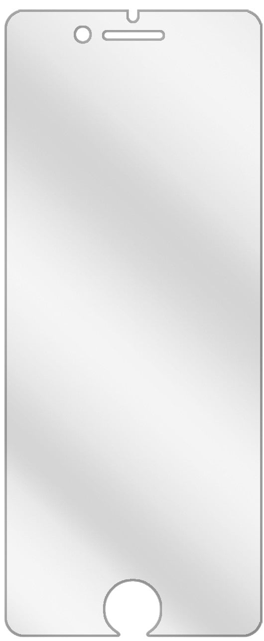 dipos Displayschutz für Apple iPhone 8 Plus, transparente Oberfläche, geringe Dicke und perfekte Passform