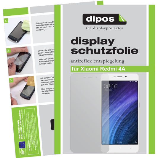 6x Schutzfolie matt für Xiaomi Redmi 4A Display-Schutzfolie