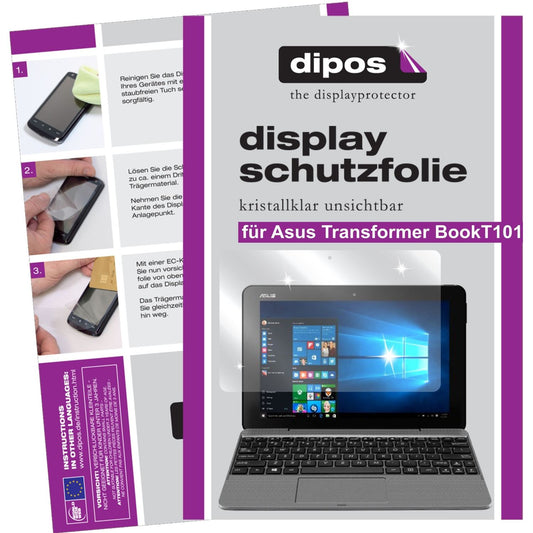 2x Schutzfolie klar für Asus Transformer Book T101 Display-Schutzfolie