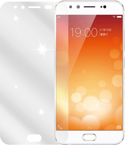 VivoX9 mit aufgebrachter dipos Displayschutzfolie, glasklare Darstellung ohne Einschränkungen