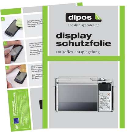 6x Schutzfolie matt für Fujifilm X-A10 Display-Schutzfolie