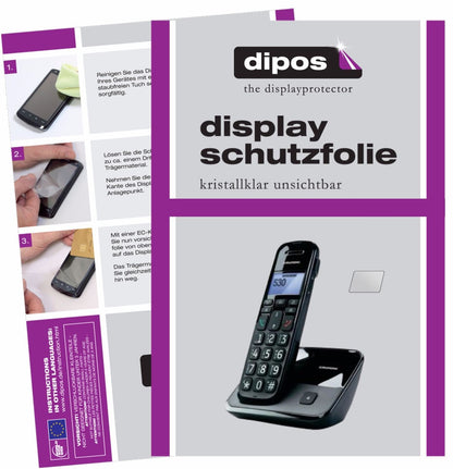 6x Schutzfolie klar für Grundig D530 / D530P Display-Schutzfolie