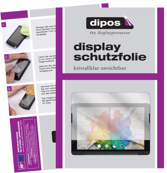 2x Schutzfolie klar für LG G Pad 3 10.1 Display-Schutzfolie