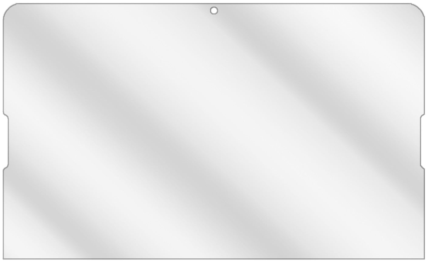 2x Schutzfolie klar für LG G Pad 3 10.1 Display-Schutzfolie