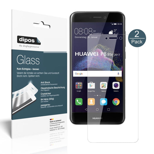 2x 9H Schutzfolie für Huawei P8 Lite2017 Panzerfolie