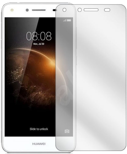HuaweiY6 II Compact mit aufgebrachter dipos Displayschutzfolie, glasklare Darstellung ohne Einschränkungen