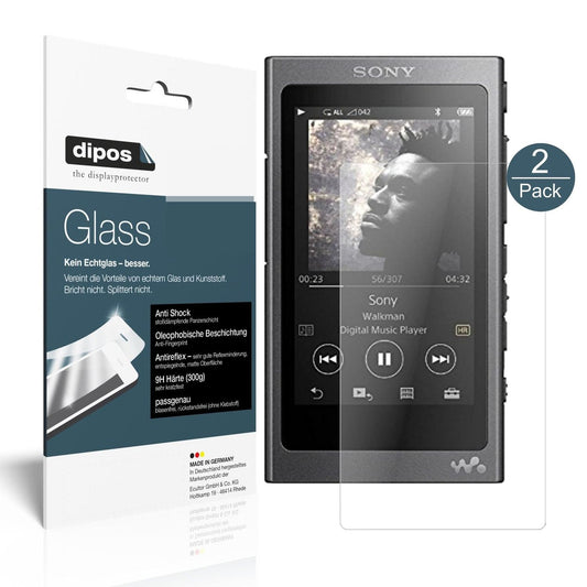 2x 9H Schutzfolie matt für Sony Walkman NW-A35 Panzerfolie