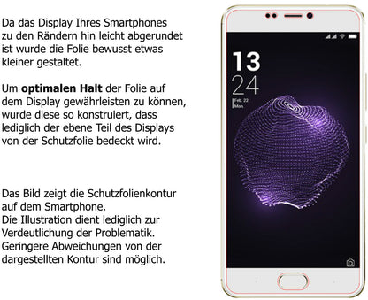 2x 9H Schutzfolie matt für Allview X4 Soul Style Panzerfolie