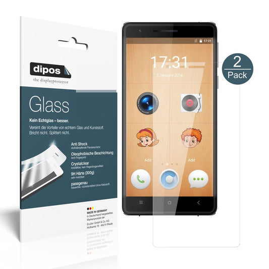 2x 9H Schutzfolie für Oukitel K4000 Lite Panzerfolie