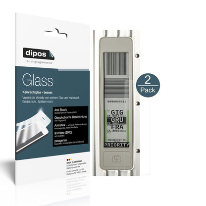 2x 9H Schutzfolie matt für Rimova Electronic Tag Panzerfolie