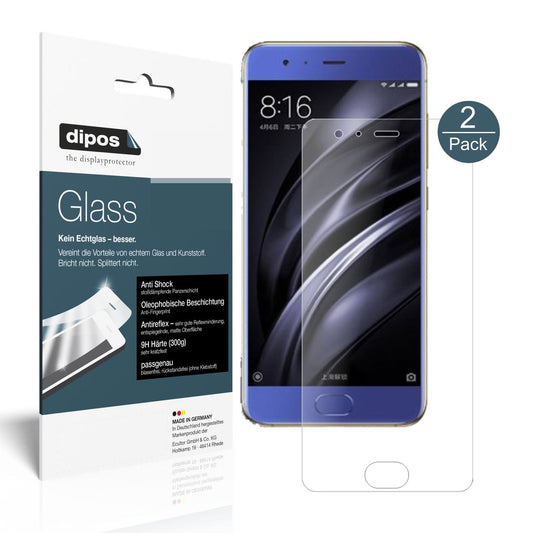 2x 9H Schutzfolie matt für Xiaomi Mi6 Panzerfolie