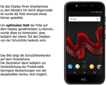 2x 9H Schutzfolie matt für Wiko Wim Lite Panzerfolie