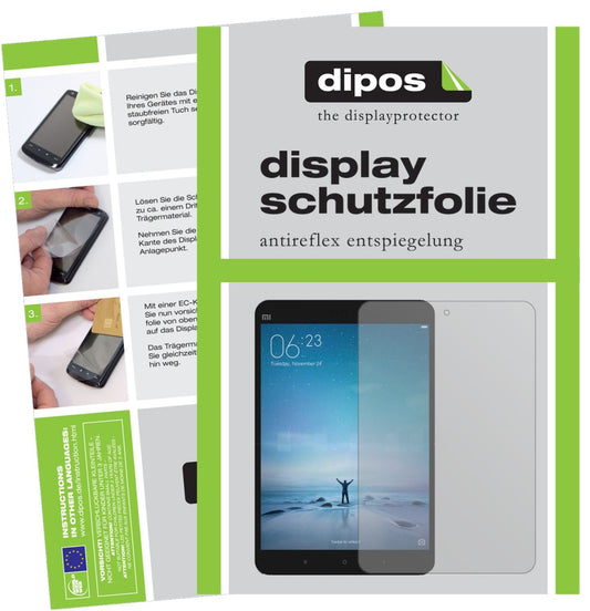 2x Schutzfolie matt für Xiaomi Mi Pad 3 Display-Schutzfolie
