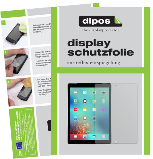 2x Schutzfolie matt für Apple iPad Pro 12,9 Zoll Display-Schutzfolie