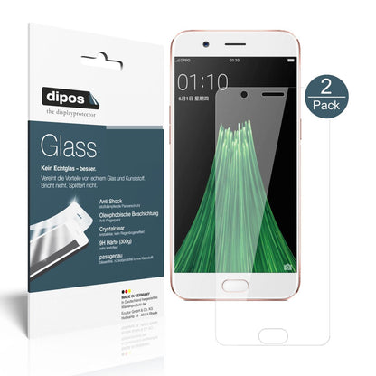 2x 9H Schutzfolie für Oppo R11 Plus Panzerfolie