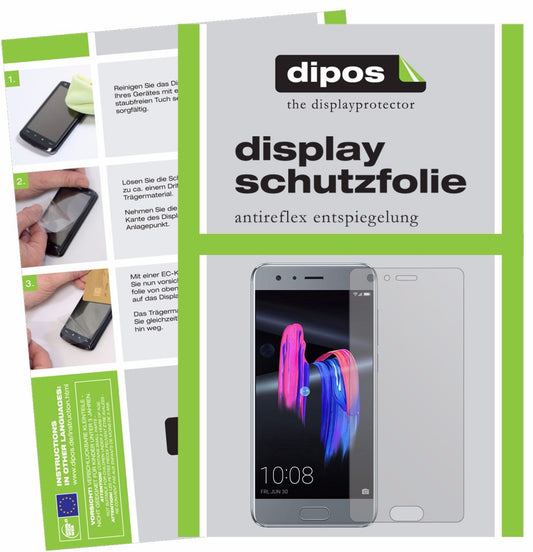 2x Schutzfolie matt für Huawei Honor 9 Display-Schutzfolie