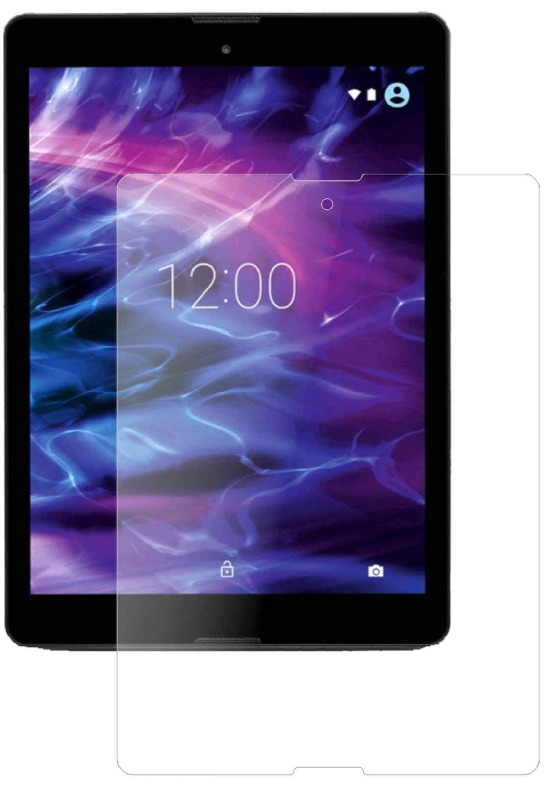 2x 9H Schutzfolie matt für Medion Lifetab P9702 Panzerfolie