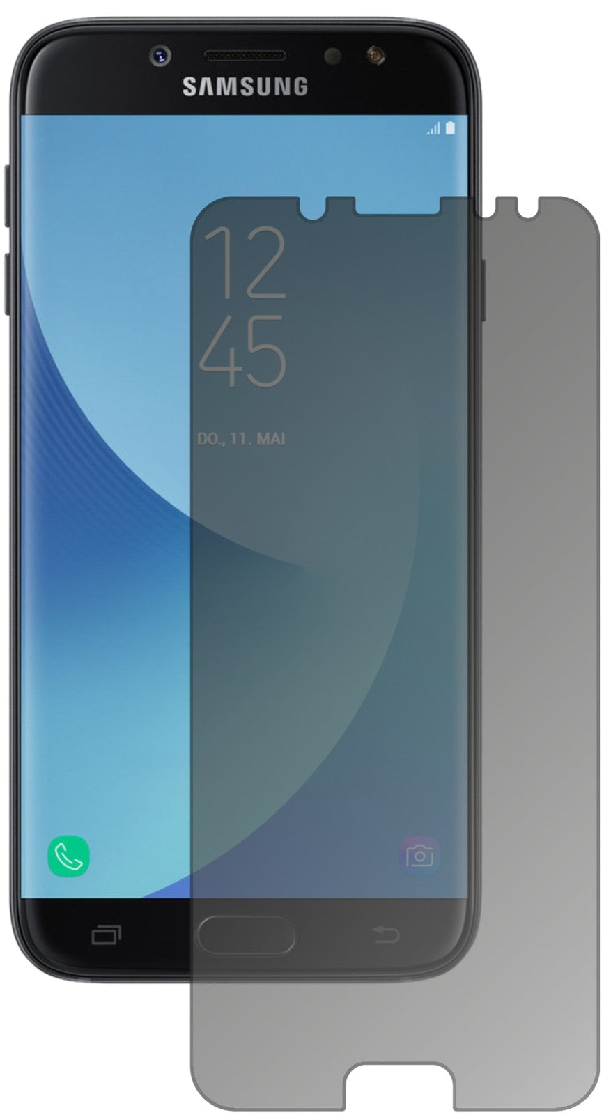 Blickschutzfolie für Samsung Galaxy J7 2017 matt Schutzfolie Privacy