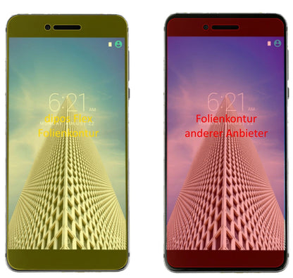 3x 3D Full Cover Schutzfolie für Vernee Mars Pro