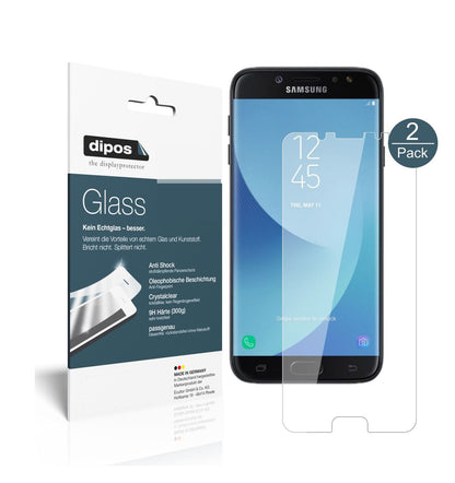 2x 9H Schutzfolie für Samsung Galaxy J7 Pro Panzerfolie