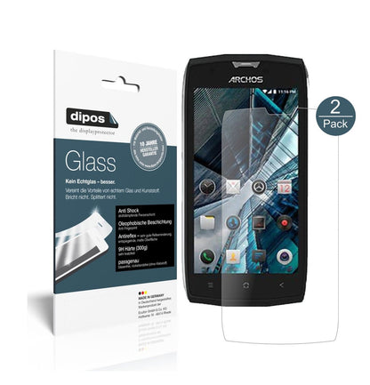 2x 9H Schutzfolie matt für Archos Sense 50 X Panzerfolie