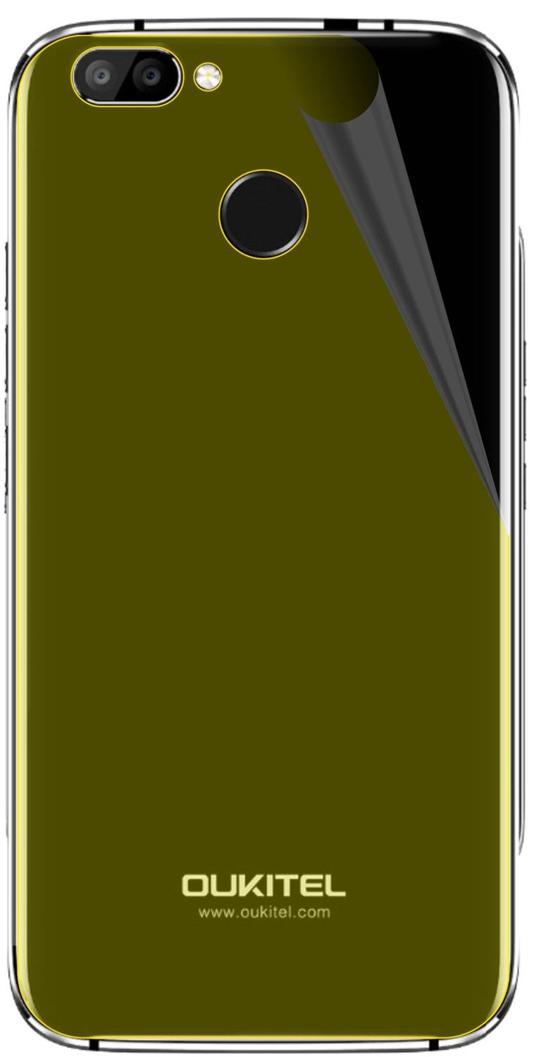 3x 3D Full Cover Schutzfolie für Oukitel U22 Rückseite