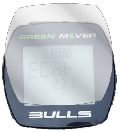 3x Schutzfolie klar für Bulls Green Mover Display-Schutzfolie