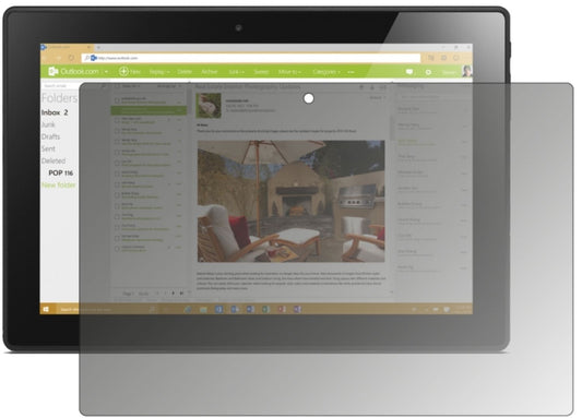 Blickschutzfolie für Lenovo Tab4 10 TB-X304F matt Schutzfolie Privacy