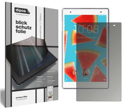 Blickschutzfolie für Lenovo Tab4 8 TB-8504F matt Schutzfolie Privacy