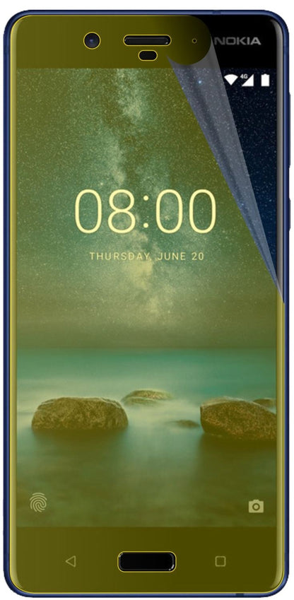 3x 3D Full Cover Schutzfolie für Nokia 8