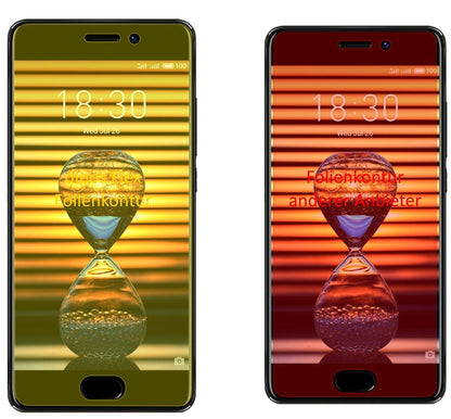 3x 3D Full Cover Schutzfolie für Meizu Pro 7