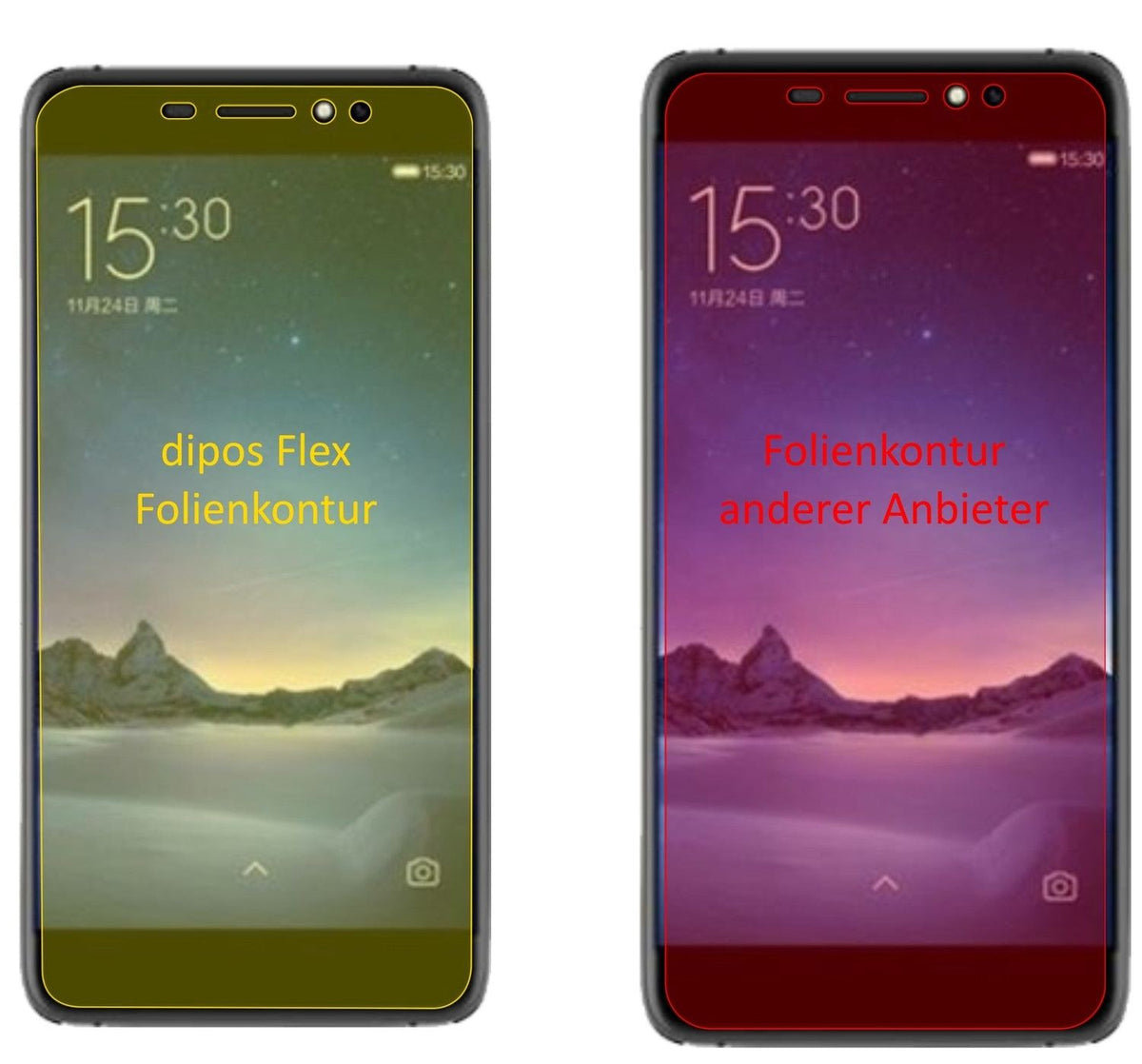 3x 3D Full Cover Schutzfolie für Ulefone S8 Pro