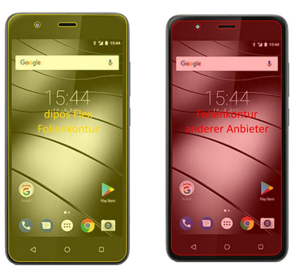 3x 3D Full Cover Schutzfolie für Gigaset GS270 Plus
