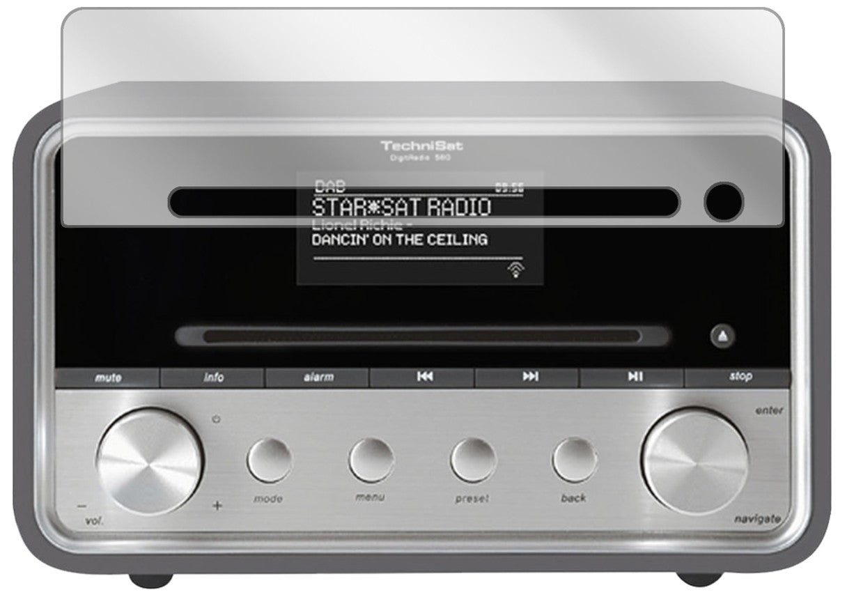 3x Schutzfolie klar für TechniSat DigitRadio 580 Display-Schutzfolie