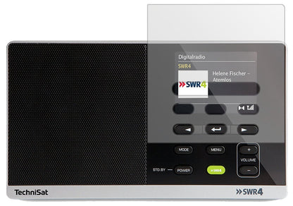 3x Schutzfolie matt für TechniSat Digitradio 215 Display-Schutzfolie
