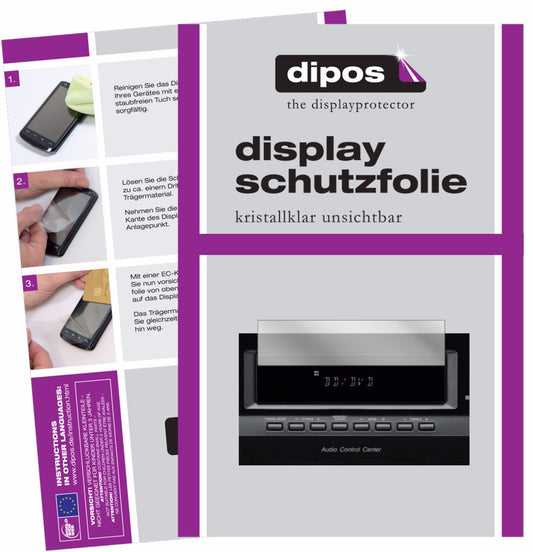3x Schutzfolie klar für Sony STRDH130.CEL Display-Schutzfolie