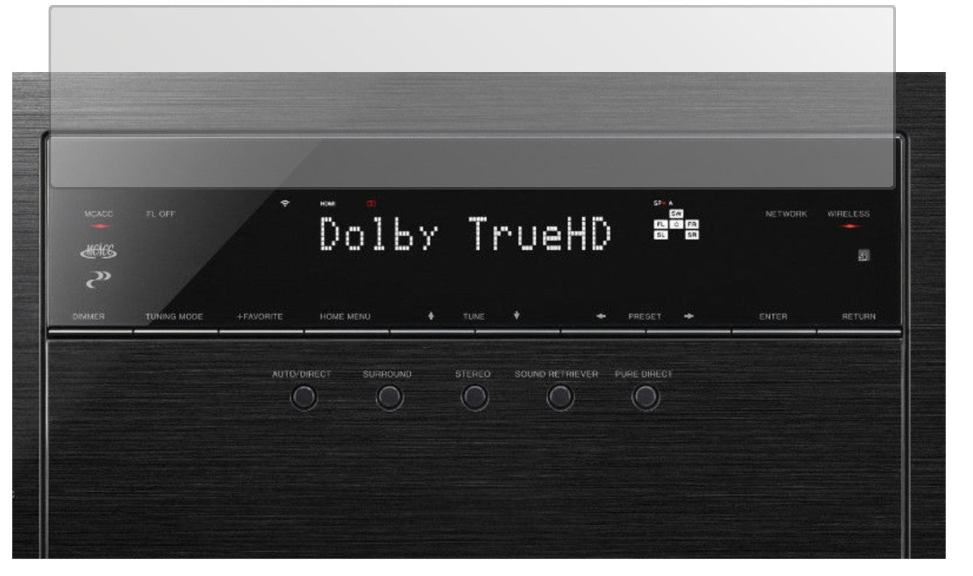 3x Schutzfolie matt für Pioneer VSX-831 Display-Schutzfolie